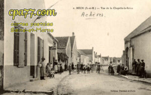 Achères La Forêt (Seine-et-Marne) - Meun – Vue de la Chapelle-la-Reine