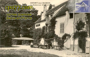 Annet Sur Marne (Seine-et-Marne) - Le Restaurant Richard