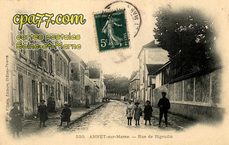 Annet Sur Marne (Seine-et-Marne) - Rue de Rigaudin