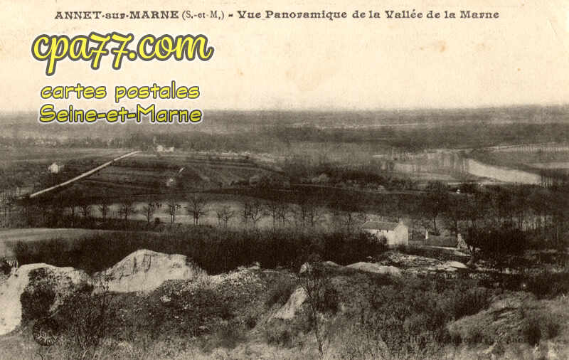 Annet Sur Marne (Seine-et-Marne) - Vue panoramique de la Vallée de la Marne