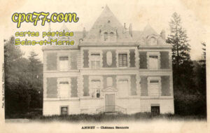 Annet Sur Marne (Seine-et-Marne) - Château Sannois