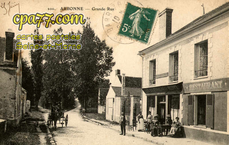 Arbonne La Forêt (Seine-et-Marne) - Grande-Rue (en l&rsquo;état)