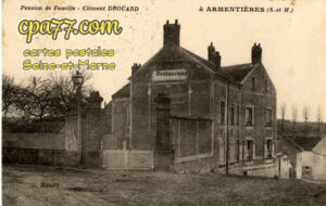 Armentières En Brie (Seine-et-Marne) - Pension de Famille  Clément Drouard