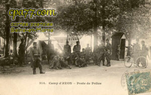 Avon (Seine-et-Marne) - Camp d’Avon – Poste de Police