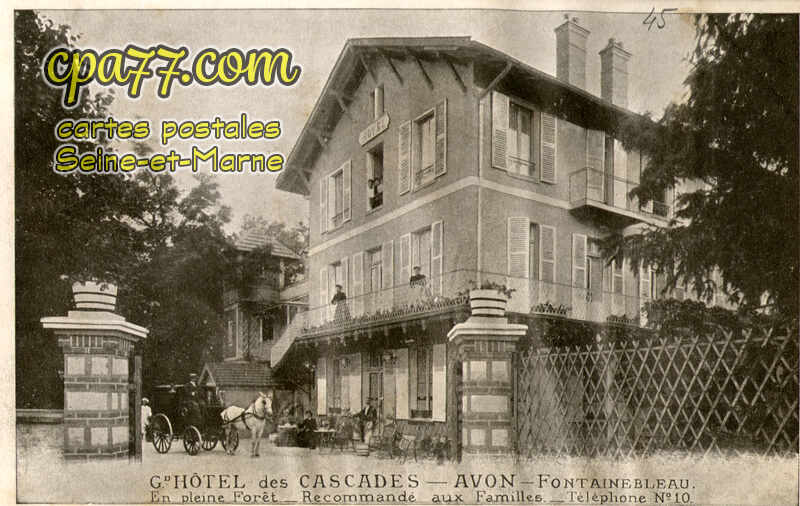 Avon (Seine-et-Marne) - Hôtel des Cascades