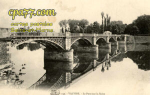 Avon (Seine-et-Marne) - Valvins – Le Pont sur la Seine
