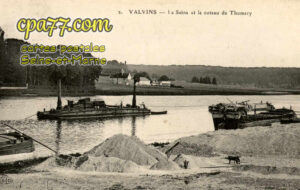 Avon (Seine-et-Marne) - La Seine et le coteau de Thomery