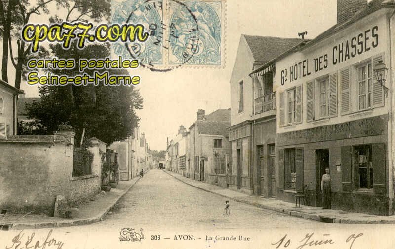 Avon (Seine-et-Marne) - La Grande-Rue