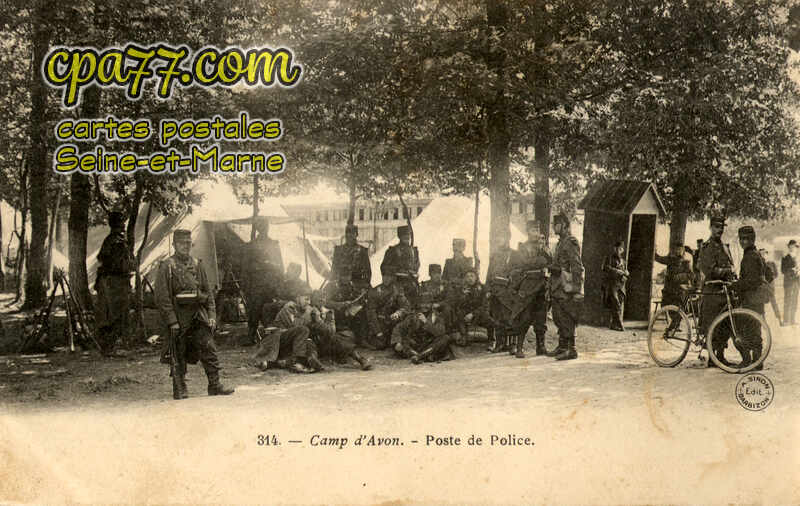 Avon (Seine-et-Marne) - Camp d&rsquo;Avon – Poste de Police