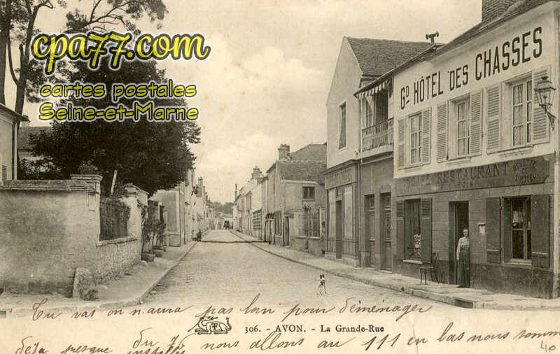 Avon (Seine-et-Marne) - La Grande-Rue