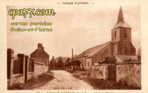 Bailly Carrois (Seine-et-Marne) - Place de l&rsquo;Eglise