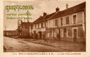 Bailly Romainvilliers (Seine-et-Marne) - Paysage d&rsquo;Automne – Le Café-Tabac Lanciau