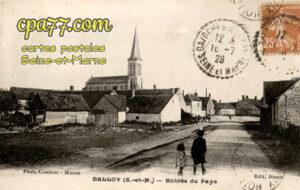 Balloy (Seine-et-Marne) - Entrée du Pays