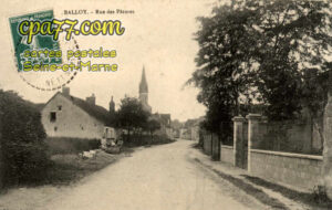 Balloy (Seine-et-Marne) - Rue des Pâtures