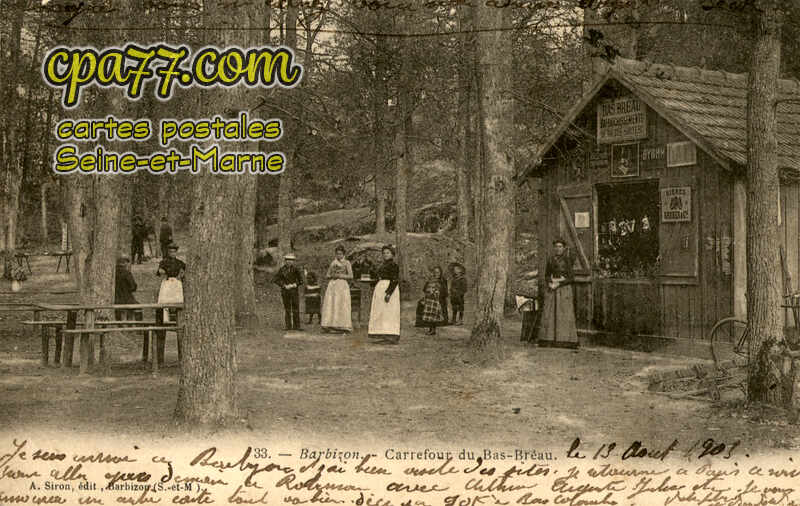 Barbizon (Seine-et-Marne) - Carrefour du Bas-Bréau
