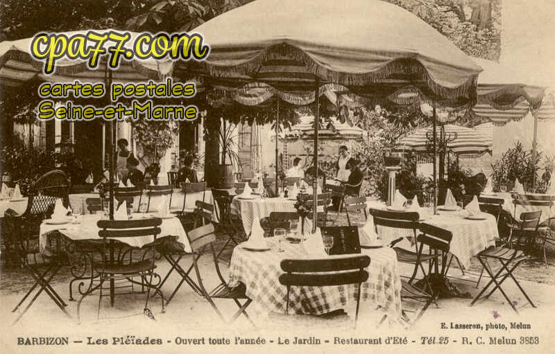 Barbizon (Seine-et-Marne) - Les Pléïades – Ouvert toute l&rsquo;année – Le Jardin – Restaurant d&rsquo;Eté