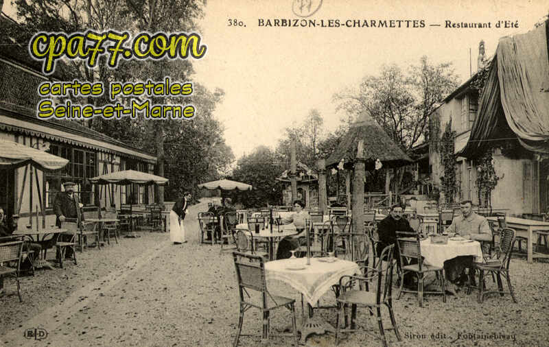 Barbizon (Seine-et-Marne) - Les Charmettes – Restaurant d&rsquo;Eté
