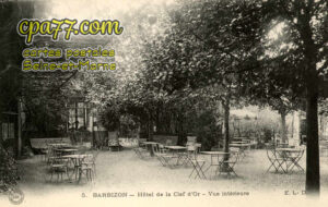 Barbizon (Seine-et-Marne) - Hôtel de la Clef d&rsquo;Or – Vue intérieure