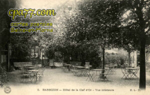 Barbizon (Seine-et-Marne) - Hôtel de la Clef d&rsquo;Or – Vue intérieure