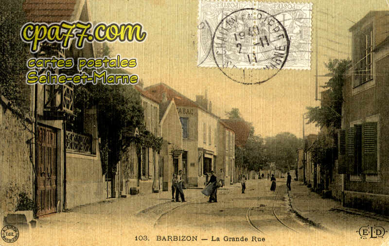Barbizon (Seine-et-Marne) - La Grande Rue