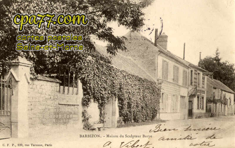 Barbizon (Seine-et-Marne) - Maison du Sculpteur Barye