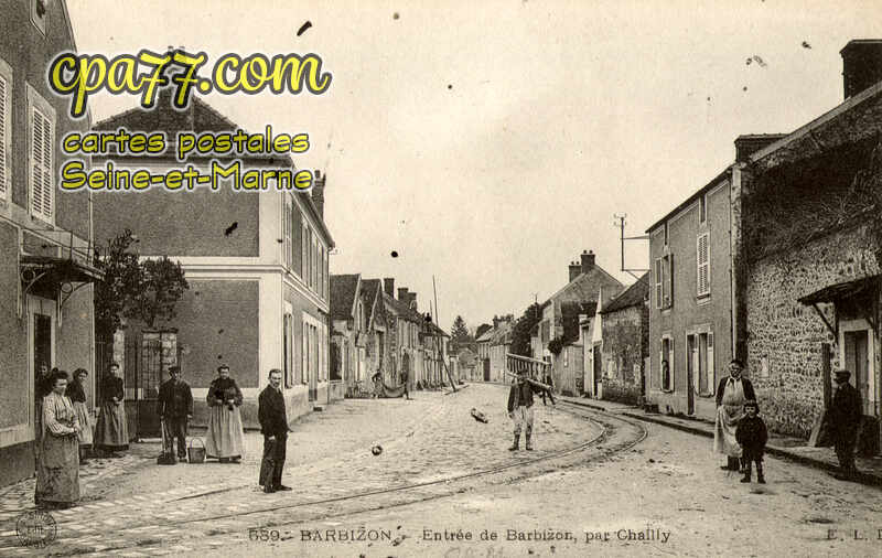 Barbizon (Seine-et-Marne) - Entrée de Barbizon par Chailly