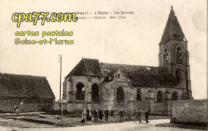 Barcy (Seine-et-Marne) - L&rsquo;église – Vue latérale