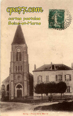 Barcy (Seine-et-Marne) - Place de la mairie