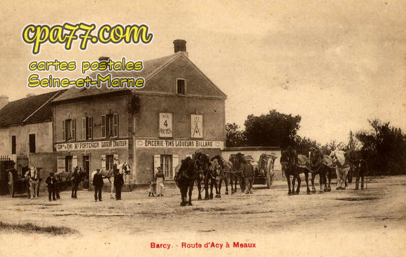 Barcy (Seine-et-Marne) - Route d&rsquo;Acy à Meaux