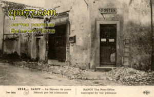 Barcy (Seine-et-Marne) - Le Bureau de poste détruit par les allemands