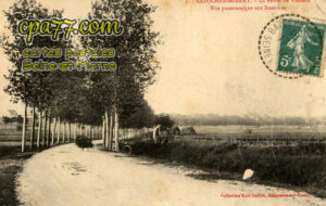 Bazoches Lès Bray (Seine-et-Marne) - La Route de Vinneuf – Vue panoramique sur Bazoches