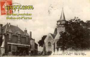 Bazoches Lès Bray (Seine-et-Marne) - Place de l&rsquo;Eglise