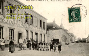 Bazoches Lès Bray (Seine-et-Marne) - Route de Bray – Café Pelletier