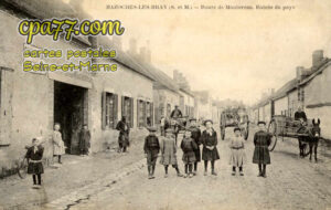 Bazoches Lès Bray (Seine-et-Marne) - Route de Montereau – Entrée du pays