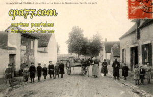 Bazoches Lès Bray (Seine-et-Marne) - La Route de Montereau – Entrée du pays