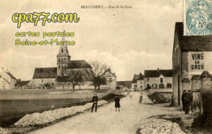 Beauchery St Martin (Seine-et-Marne) - Rue de la Gare