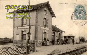 Beauchery St Martin (Seine-et-Marne) - La Gare