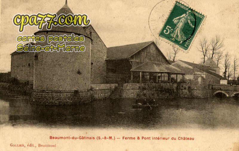 Beaumont Du Gâtinais (Seine-et-Marne) - Ferme et Pont intérieur du Château