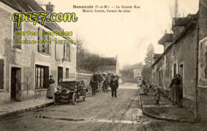 Beauvoir (Seine-et-Marne) - La Grande Rue – Maison Loison, bureau de tabac