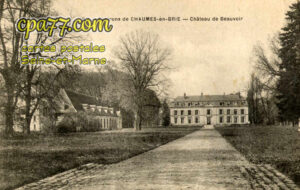 Beauvoir (Seine-et-Marne) - Château de Beauvoir