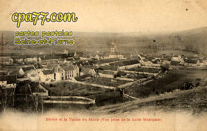 Bellot (Seine-et-Marne) - Vallée du Morin (Vue prise de la butte Montpain)