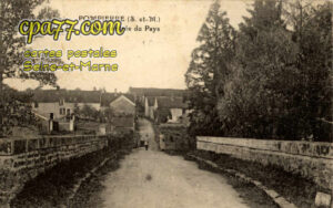 Bernay Vilbert (Seine-et-Marne) - Pont et entrée du Pays