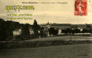 Beton Bazoches (Seine-et-Marne) - Avenue de la Gare – Vue Générale