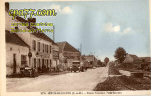 Beton Bazoches (Seine-et-Marne) - Route Nationale Paris-Sézanne