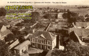 Blandy Les Tours (Seine-et-Marne) - Panorama côté Nord-Est – Vue prise du Donjon