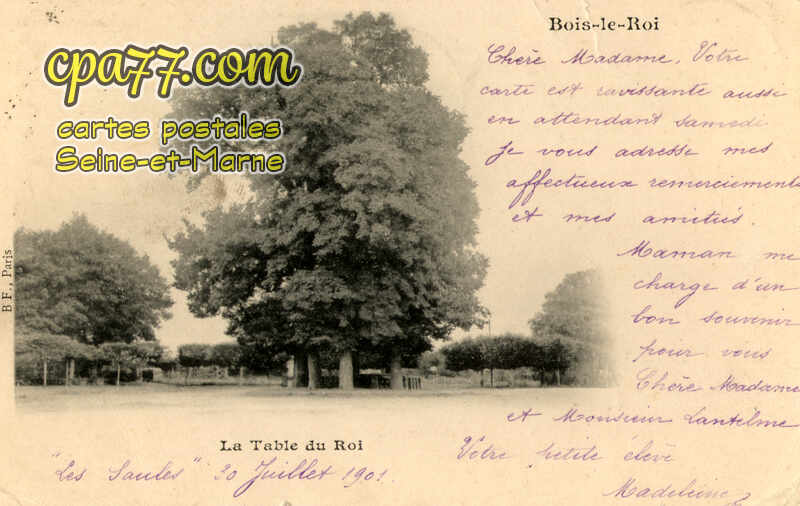Bois Le Roi (Seine-et-Marne) - La Table du Roi