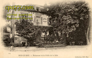 Bois Le Roi (Seine-et-Marne) - Restaurant de la Vallée de la Solle