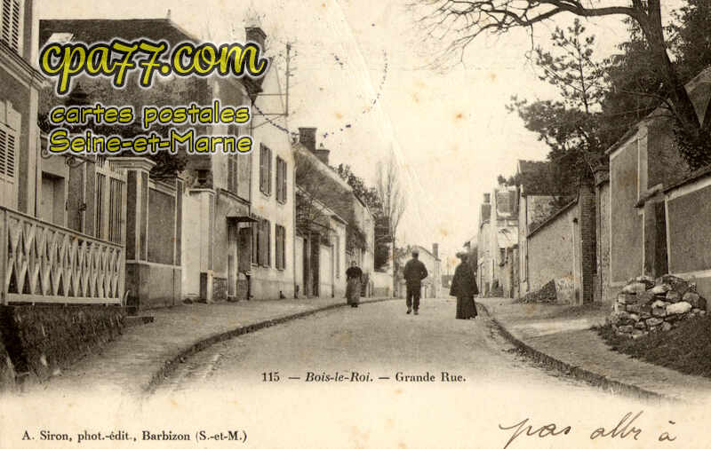 Bois Le Roi (Seine-et-Marne) - Grande Rue