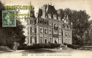 Bois Le Roi (Seine-et-Marne) - Le Château de Brolles (vue du Parc)