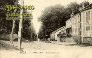 Bois Le Roi (Seine-et-Marne) - Route de Chartrettes (en l&rsquo;état)